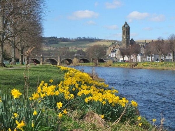 Peebles in spring